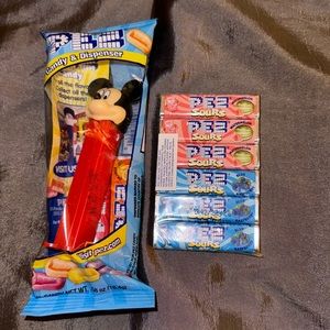 Pez Dispenser, Mickey Mouse and Pez Candy Bundle, New, Great Stocking St…
